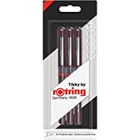 Los mejores  - Rotring Tikky Graphic - Rotuladores de punta fina (0-1 mm- 0-3 mm y 0-5 mm- 3 unidades)